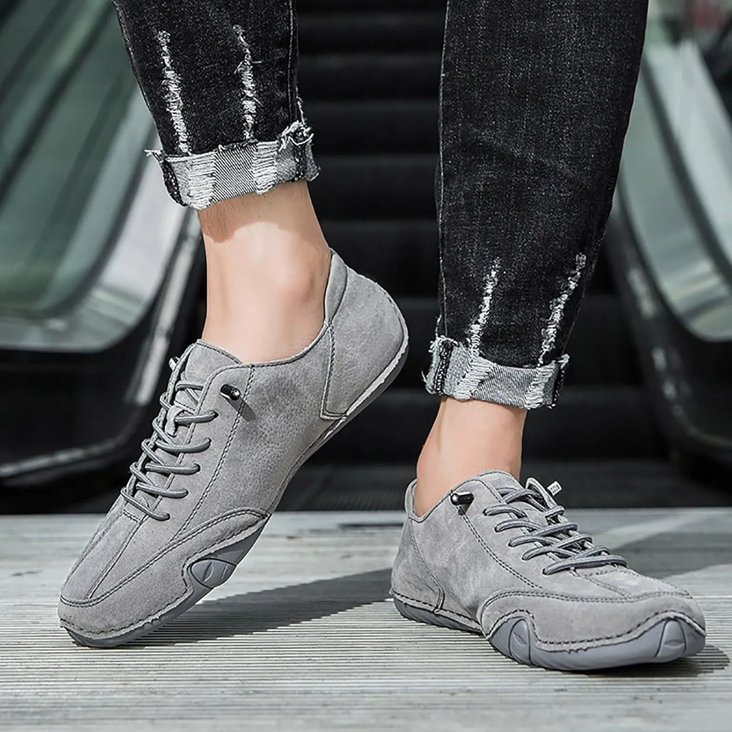 Running Shoes for Men Casual Fashion Simple Running Summer and Autumn Lightweight Slip On Loafers