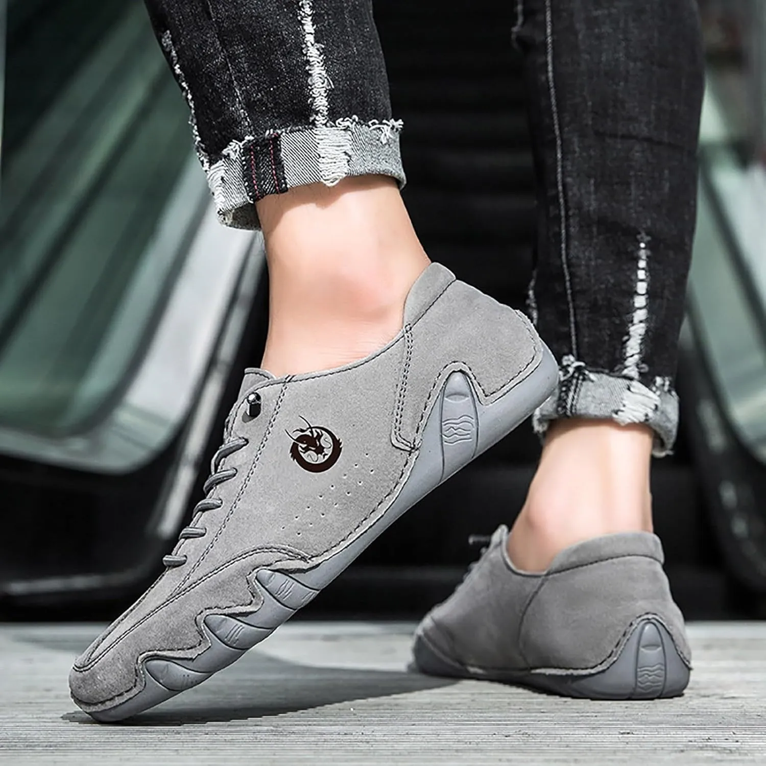 Running Shoes for Men Casual Fashion Simple Running Summer and Autumn Lightweight Slip On Loafers