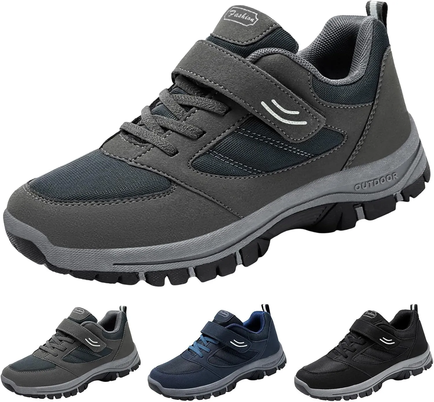Running Shoes for Men Sports Comfortable Versatile Office Solid Color Breathable Street Shoes