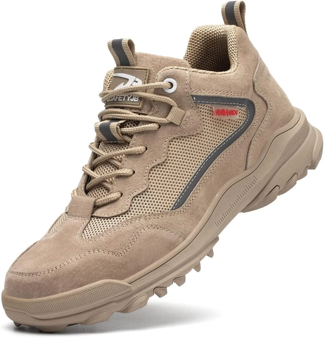 Safety Shoes for Men Plastic Toe 6KV Insulated Work Shoes Industrial Construction Puncture Proof Sneakers