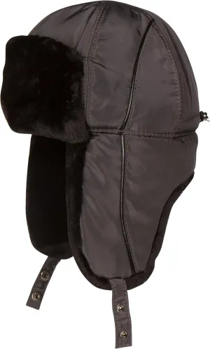 Sakkas Victor Adjustable Aviator Trapper Ushanka Hat Warm Faux Fur and Nylon