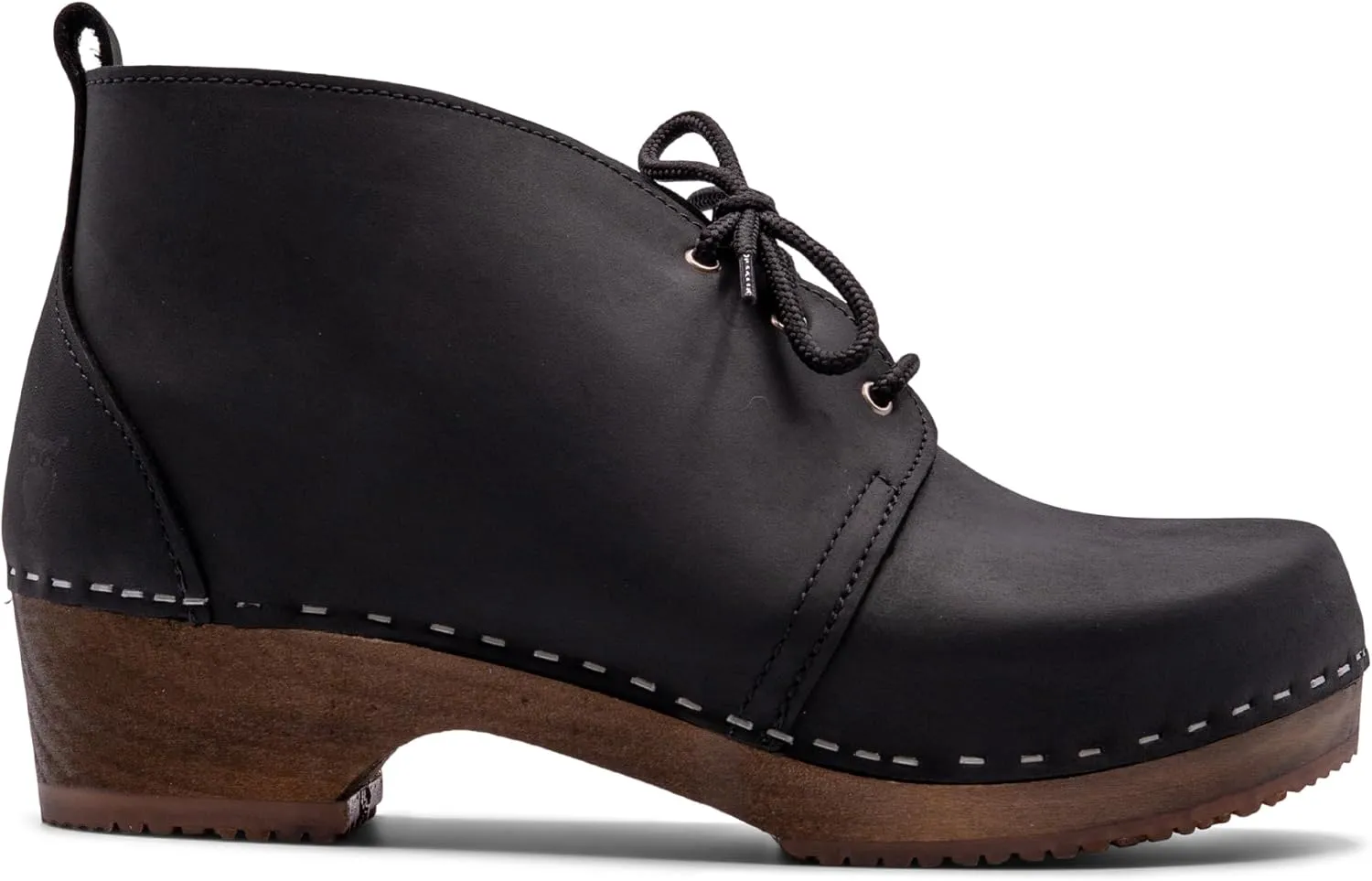 Sandgrens Handmade Swedish Wood Clogs for Men, Low Heel Boots | Chukka