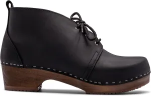 Sandgrens Handmade Swedish Wood Clogs for Men, Low Heel Boots | Chukka