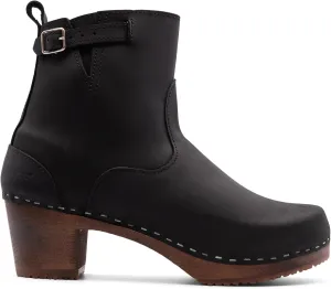 Sandgrens Handmade Swedish Wood Clogs for Women, High Heel Boots | New York High