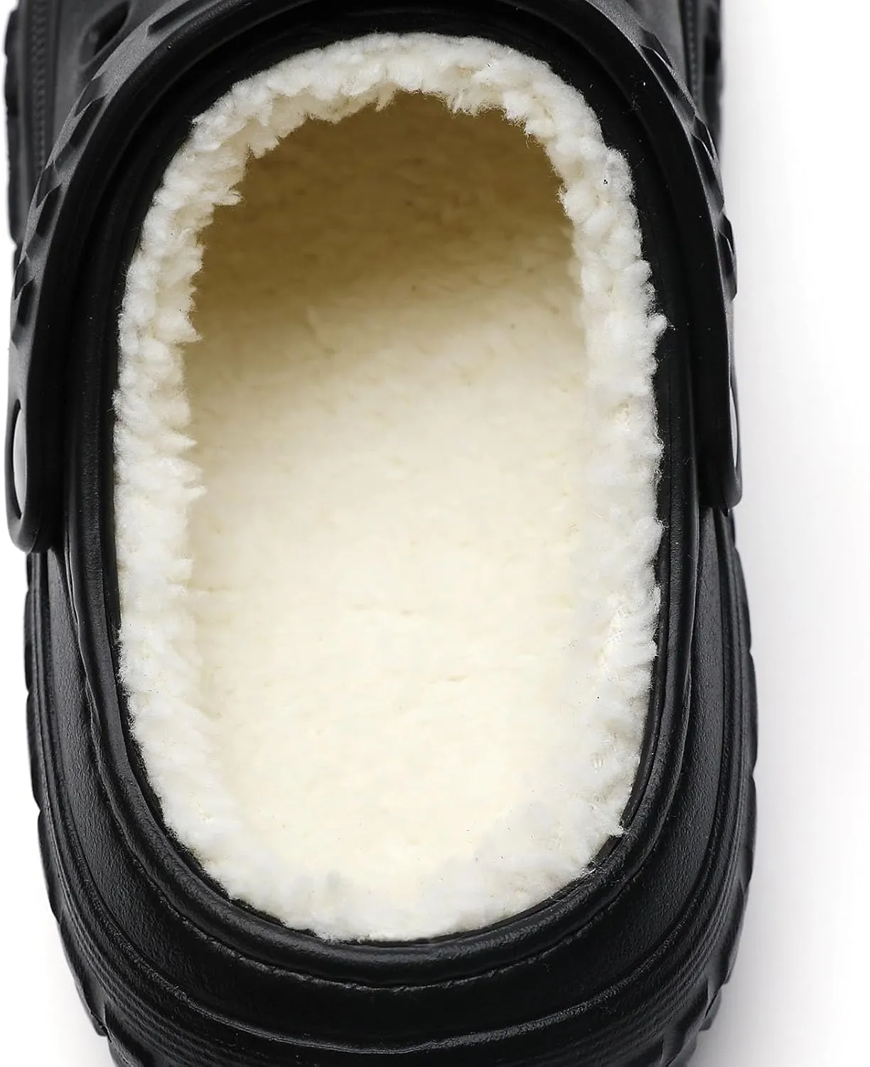 SECHRITE Boys Girls Fur Lined Clogs Garden Shoes for Kids Winter Fleece Lined Mules Indoor Outdoor Home House Slippers