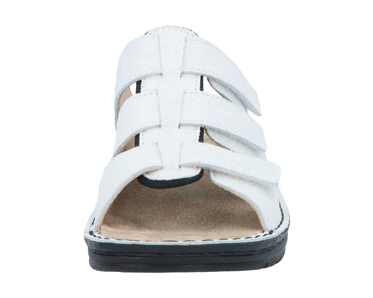SENTA Pearl White Leather