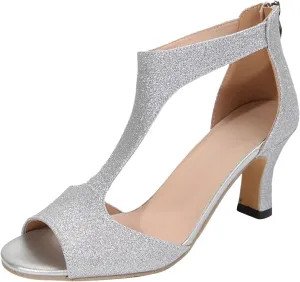 Sexy Slim High Heel Party Women Shoes High Heels Chunky Heels Fashion Shoes Lime Sandals for Women