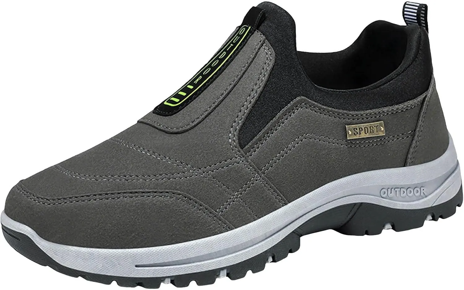 Shoes for Men Golf Hiking Versatile Office Solid Color Work Slip On Loafers