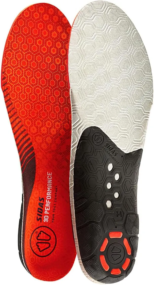 SIDAS Active Sports Foot Support Winter 3D Performance Cross-Country Ski Snowboard Boot Insoles