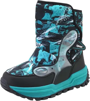 Snow Boots For Toddler Kids Snow Boots Boys Girls Mid Calf Water Proof Warm Faux F𝐮r Lined Insulated Winter Boots