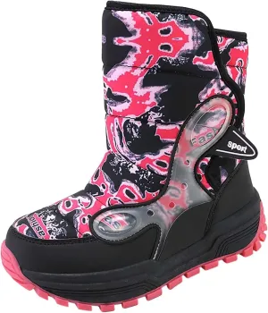 Snow Boots For Toddler Kids Snow Boots Boys Girls Mid Calf Water Proof Warm Faux F𝐮r Lined Insulated Winter Boots