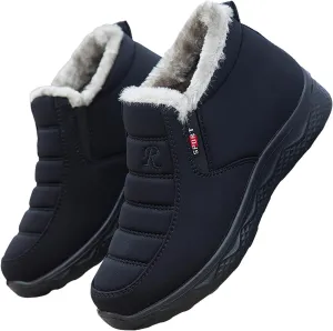 Snow Boots for Women Cozy Warm Insulated Winter Boots Fleece Lined Ankle Booties Platform Boots for Women Slip On Sneakers Water-proof Outdoor Sports Shoes for Walking Hiking Climbing