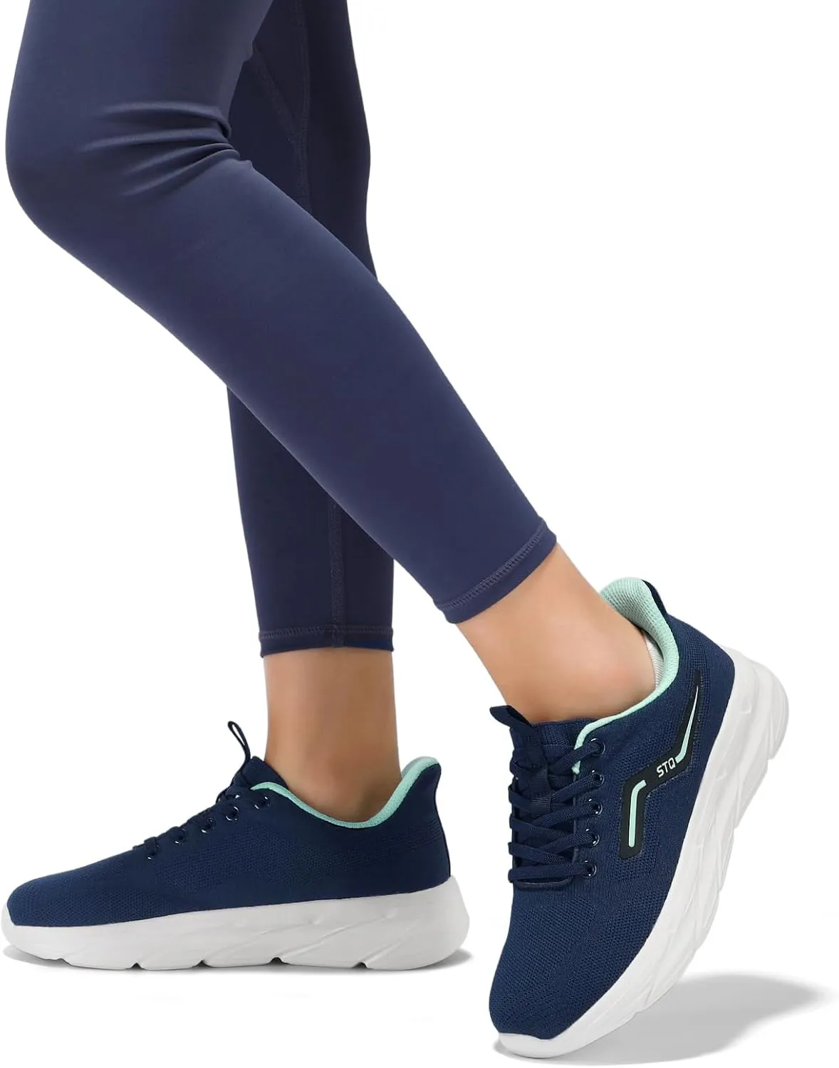 STQ Women's Slip-On Orthopedic Walking Shoes Comfortable Plantar Fasciitis Tennis Casual Sneakers