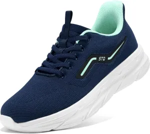 STQ Women's Slip-On Orthopedic Walking Shoes Comfortable Plantar Fasciitis Tennis Casual Sneakers