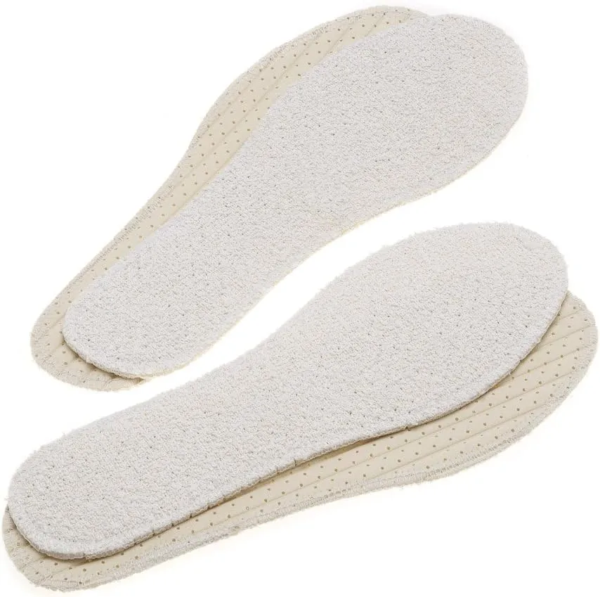 Summer Terry Insoles 2 Pairs 8 Women