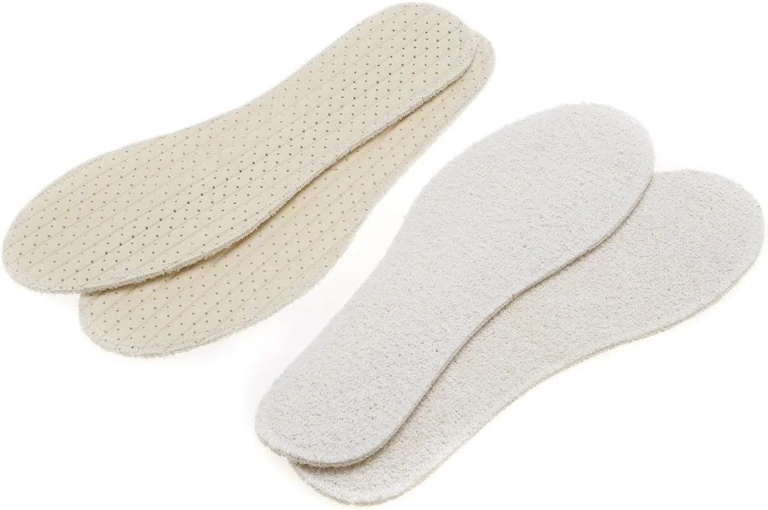 Summer Terry Insoles 2 Pairs 8 Women