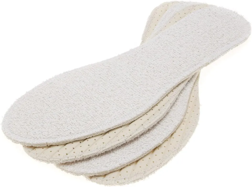 Summer Terry Insoles 2 Pairs 8 Women