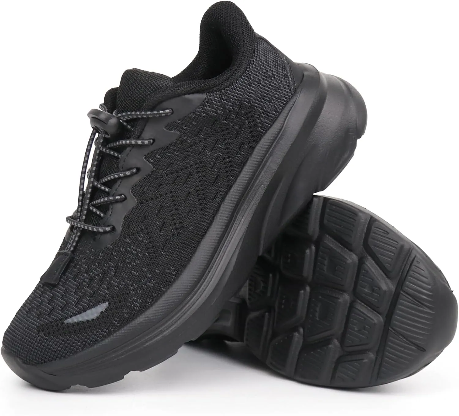 Tobfis Boys Girls Kids Arch Support Bungee Tennis Athletic Running Shoes Lightweight Breathable School Walking Sneakers(Toddler/Little Kid/Big Kid)