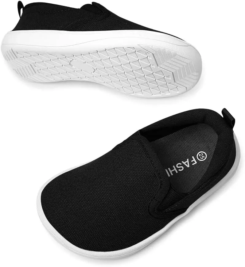 Toddler/Little Kid Wide Barefoot The First Walking Shoes Girls Boys Lightweight Breathable Splay Naturally Minimalist Athletic Sneakers