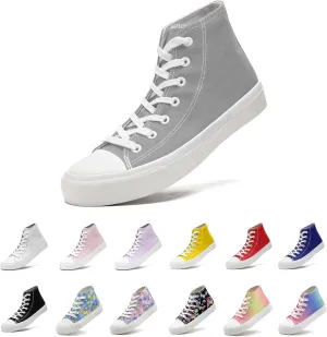 Toddler/Little Sneakers for Girls Boys Kids Fashion High Tops Canvas Shoes Classic Casual Tennis Shoes Colorful Shoes