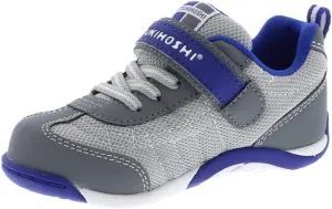 TSUKIHOSHI 1521 KAZ Strap-Closure Machine-Washable Child Sneaker Shoe with Wide Toe Box and Slip-Resistant, Non-Marking Outsole - For Toddlers and Little Kids, Ages 1-8