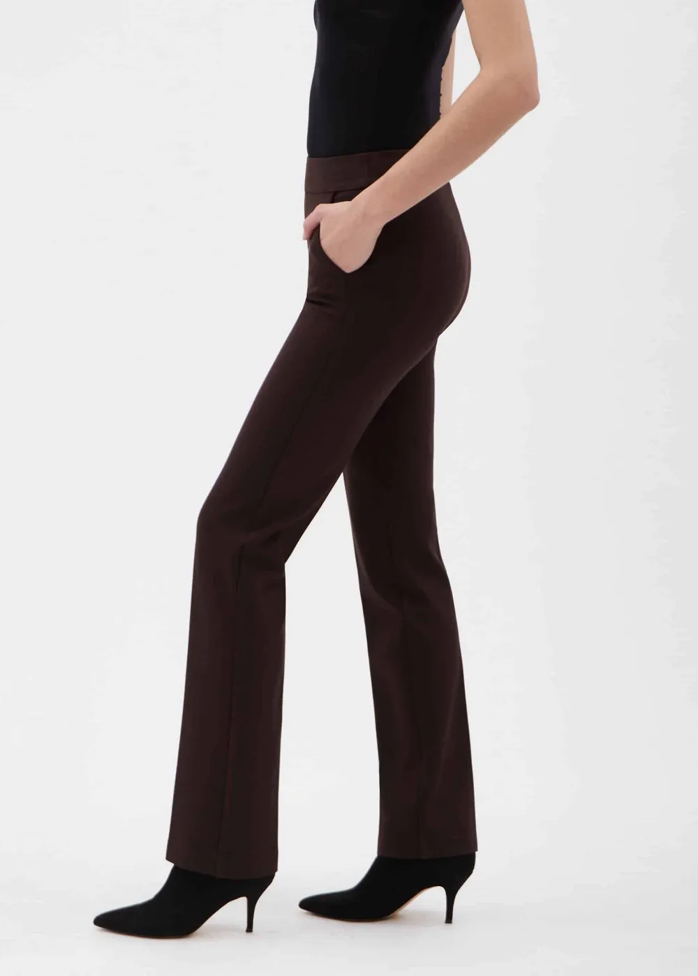 UP! PANTS - Ponti Straight Full Length Pant - 67376