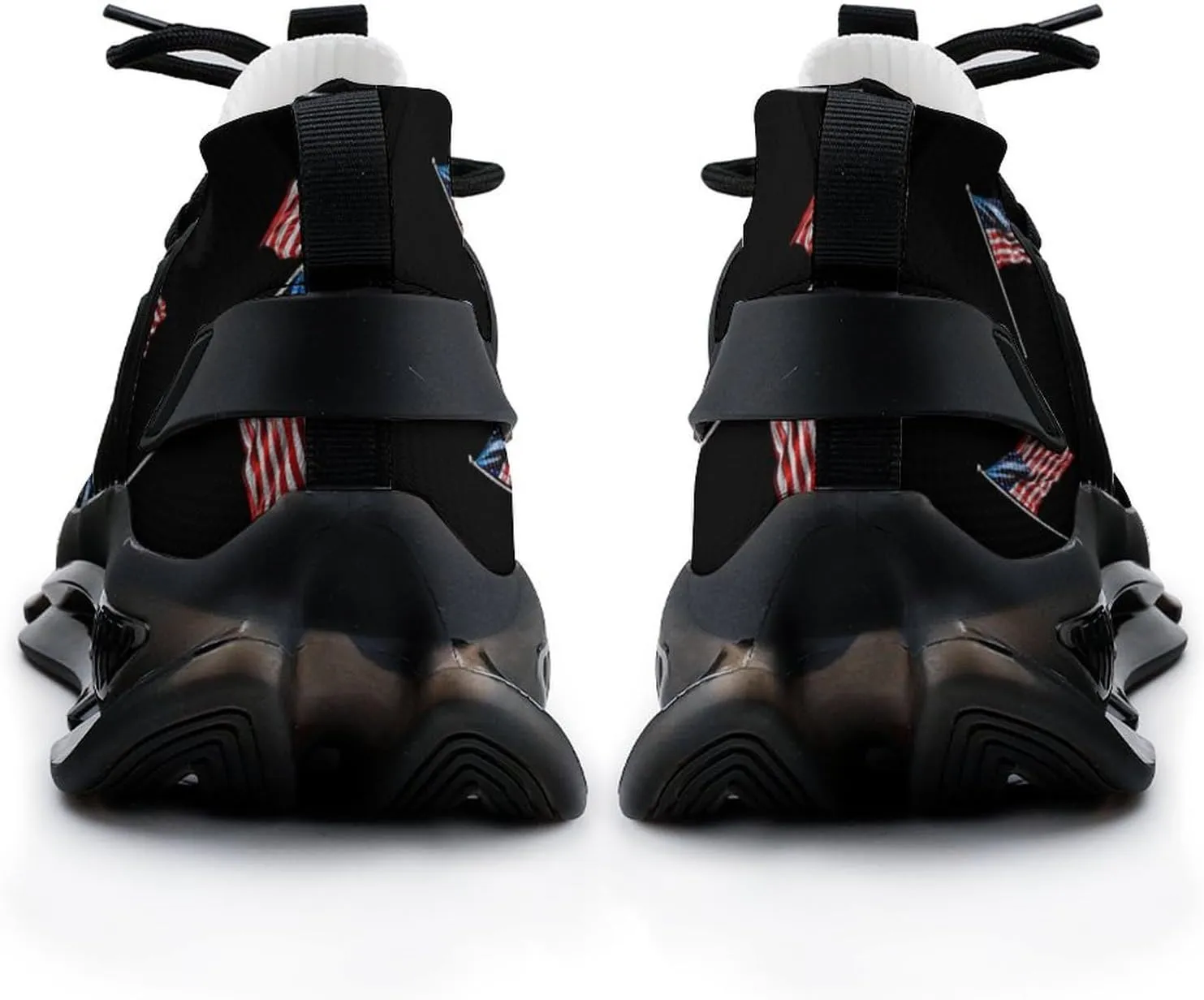 U.S. Flag Men's Tennis Shoes Fashion Athletic Sneakers for Sport Walking Running Workout