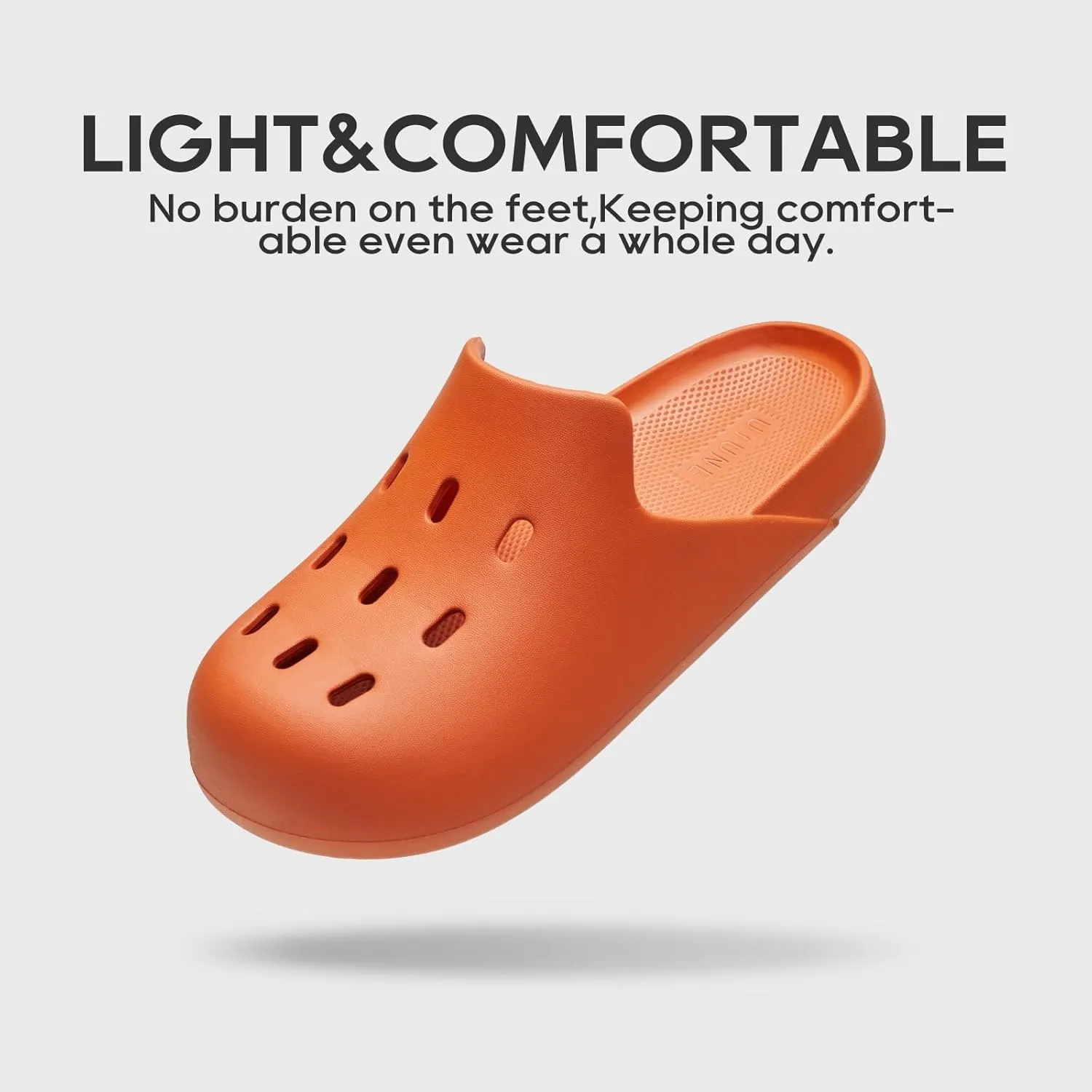 utune Mens and Womens Mules Classic Lined Clog Slippers