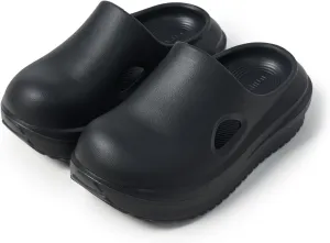 utune Women's EVA Platform Mules Clogs Non-Slip Lightweight Waterproof Mules for Nurses Home and Outdoor Use