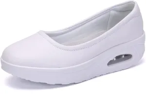 Veroders Women's Working Nurse Shoes Platform Walking Sneakers Wedges Orthotic