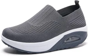 Veroders Women's Working Nurse Shoes Platform Walking Sneakers Wedges Orthotic