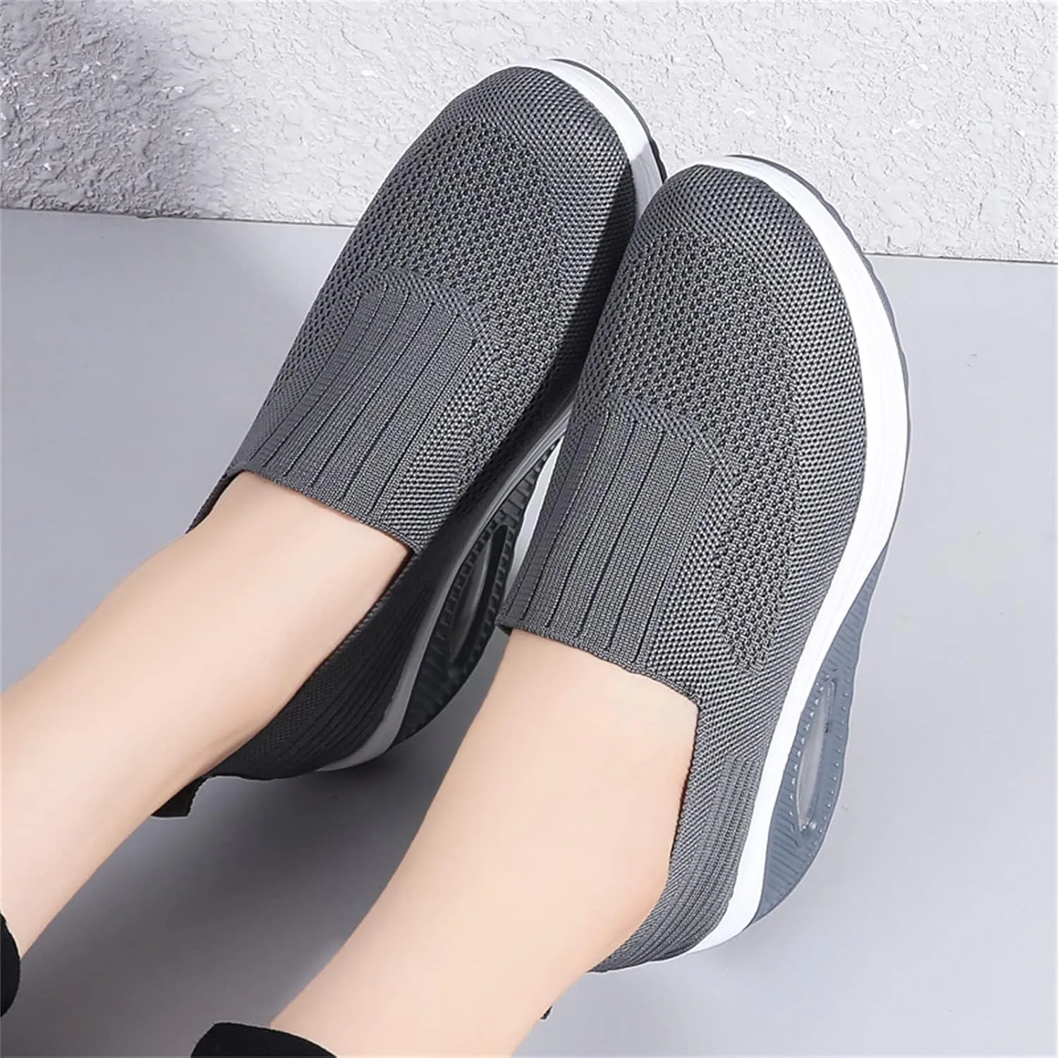 Veroders Women's Working Nurse Shoes Platform Walking Sneakers Wedges Orthotic