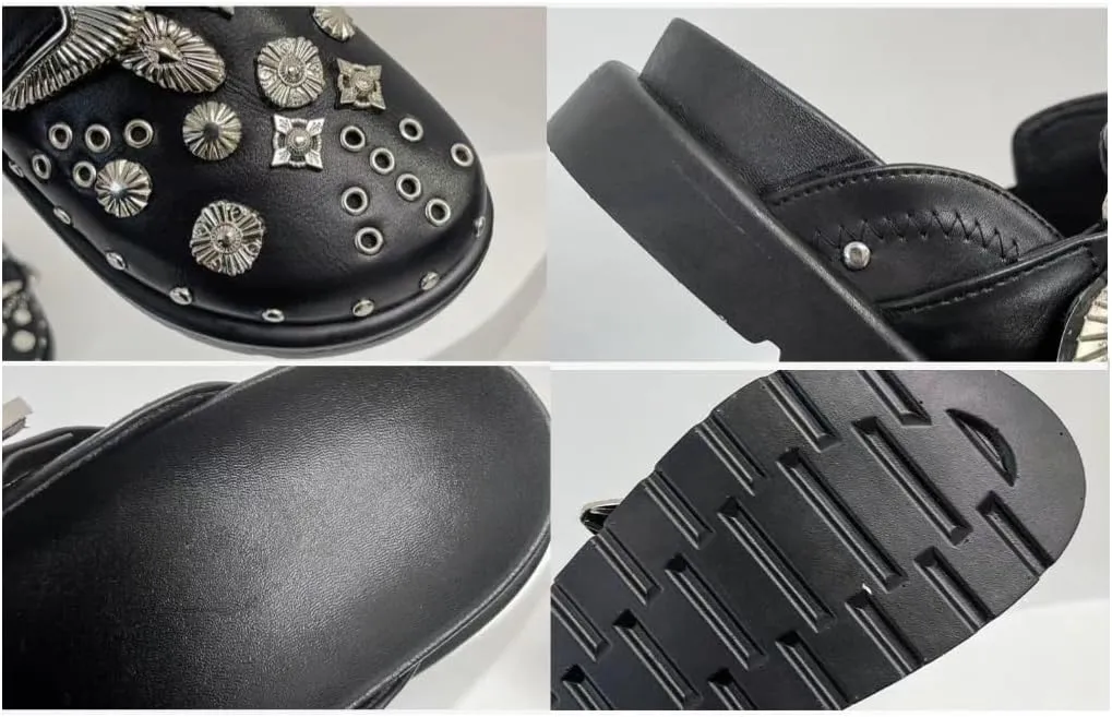 Vhitler Y2k Shoes Emo Shoes Platform Slippers Grunge Womens Clogs Punk Clothes Platform Clogs