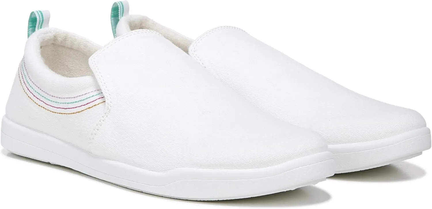 Vionic Beach Marshall Slip On Sneakers for Women-Sustainable Shoes That Include Three-Zone Comfort with Orthotic Insole Arch Support, Machine Wash Safe- Sizes 5-11