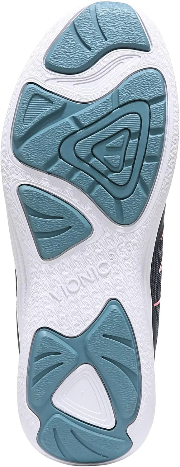 Vionic Women's Agile Audie Walking Sneakers-Supportive Lace-Up Sneakers That Include Three-Zone Comfort with Orthotic Insole Arch Support, Medium and Wide Fit, Sizes 5-12