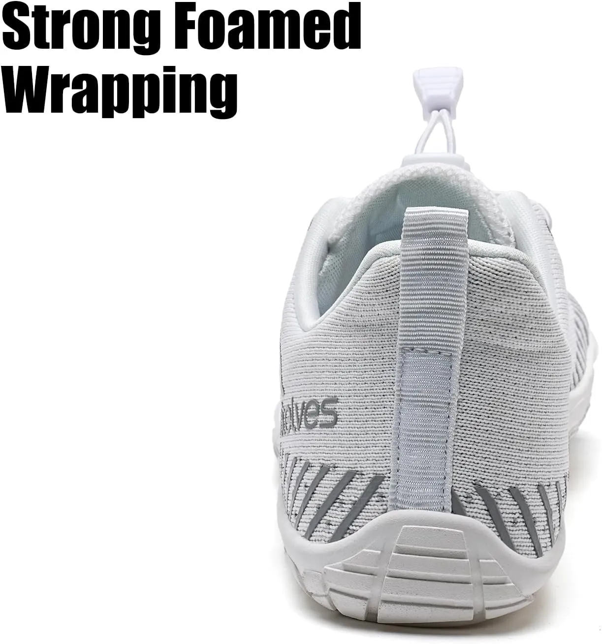 WateLves Barefoot Shoes Women Men Anti Slip Water Shoes Wide Toe Breathable Walking Shoes Minimalist Zero Drop Sneakers for Beach Travel Hiking