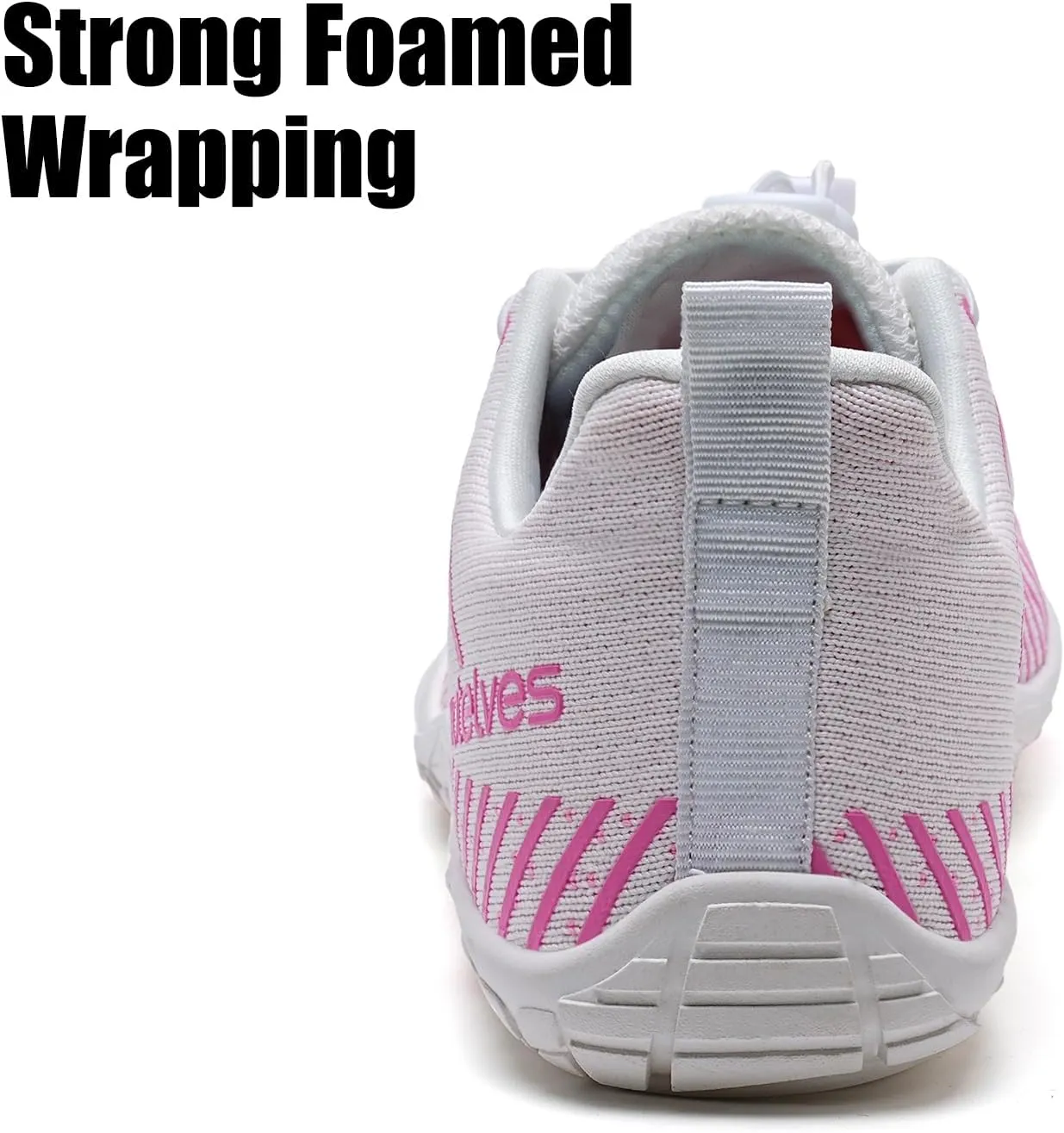 WateLves Barefoot Shoes Women Men Anti Slip Water Shoes Wide Toe Breathable Walking Shoes Minimalist Zero Drop Sneakers for Beach Travel Hiking