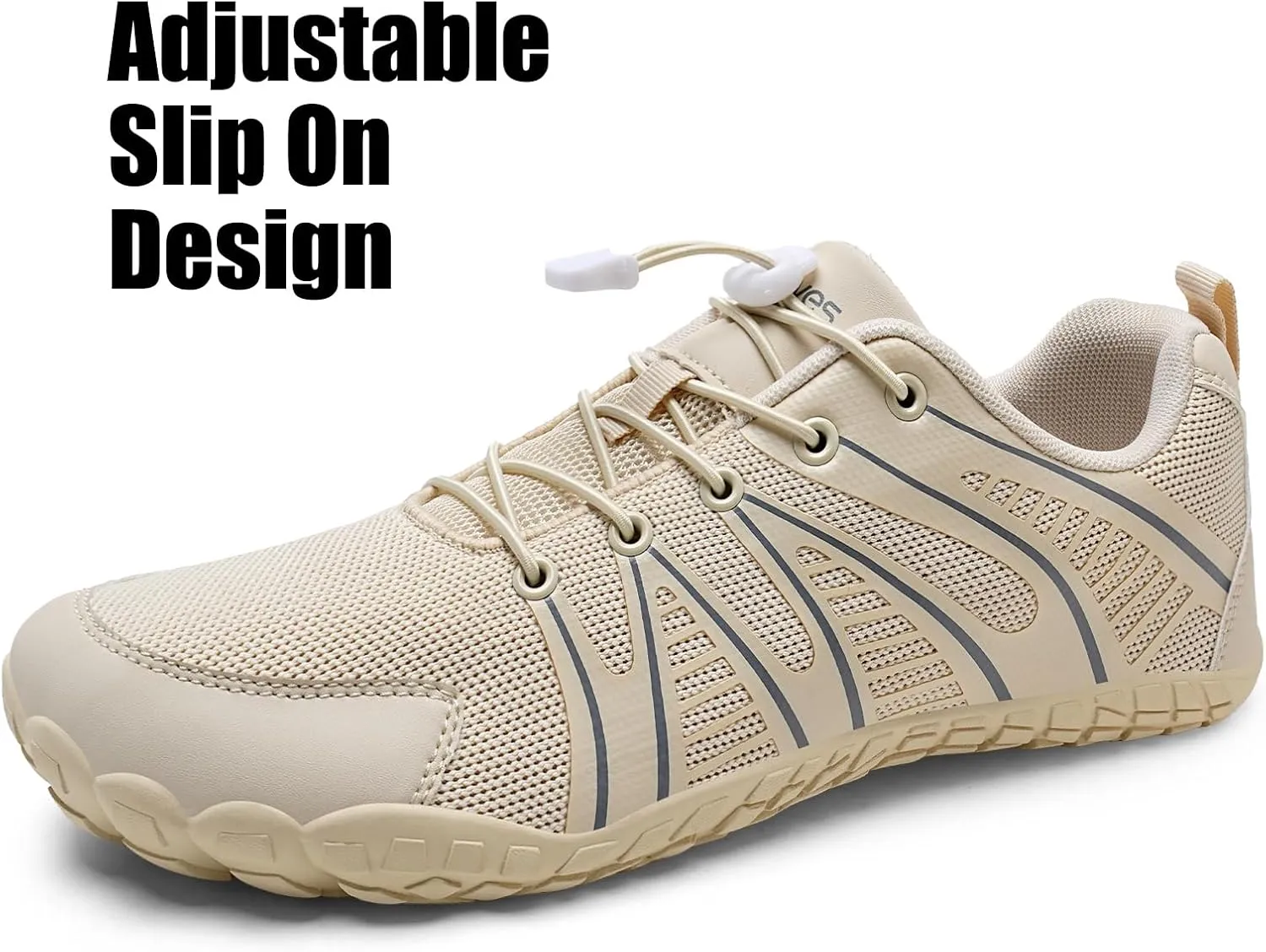 WateLves Barefoot Shoes Women Men Breathable Water Wide Toe Beach Walking Shoes Slip On Minimalist Travel Hiking Sneakers