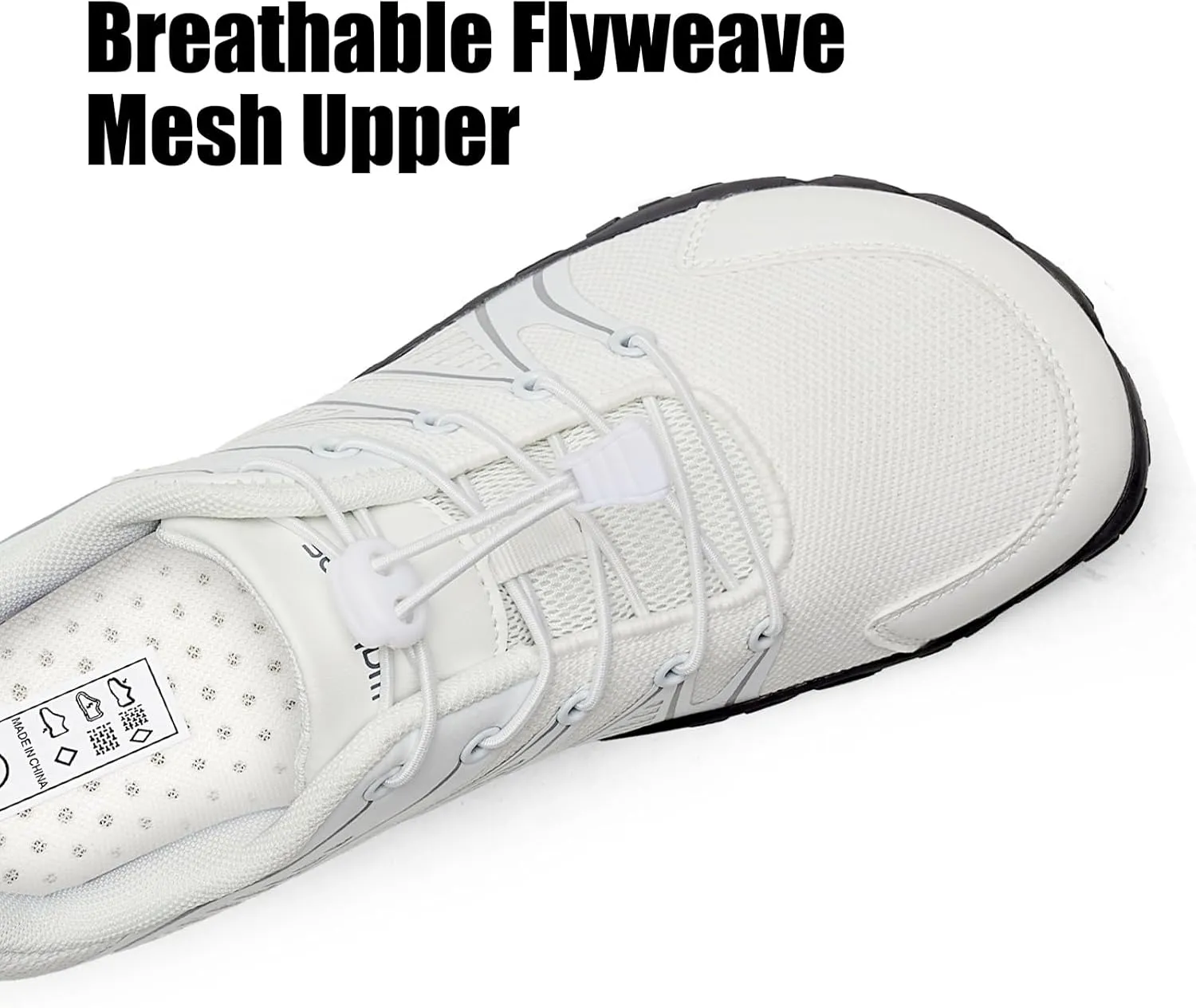 WateLves Barefoot Shoes Women Men Breathable Water Wide Toe Beach Walking Shoes Slip On Minimalist Travel Hiking Sneakers
