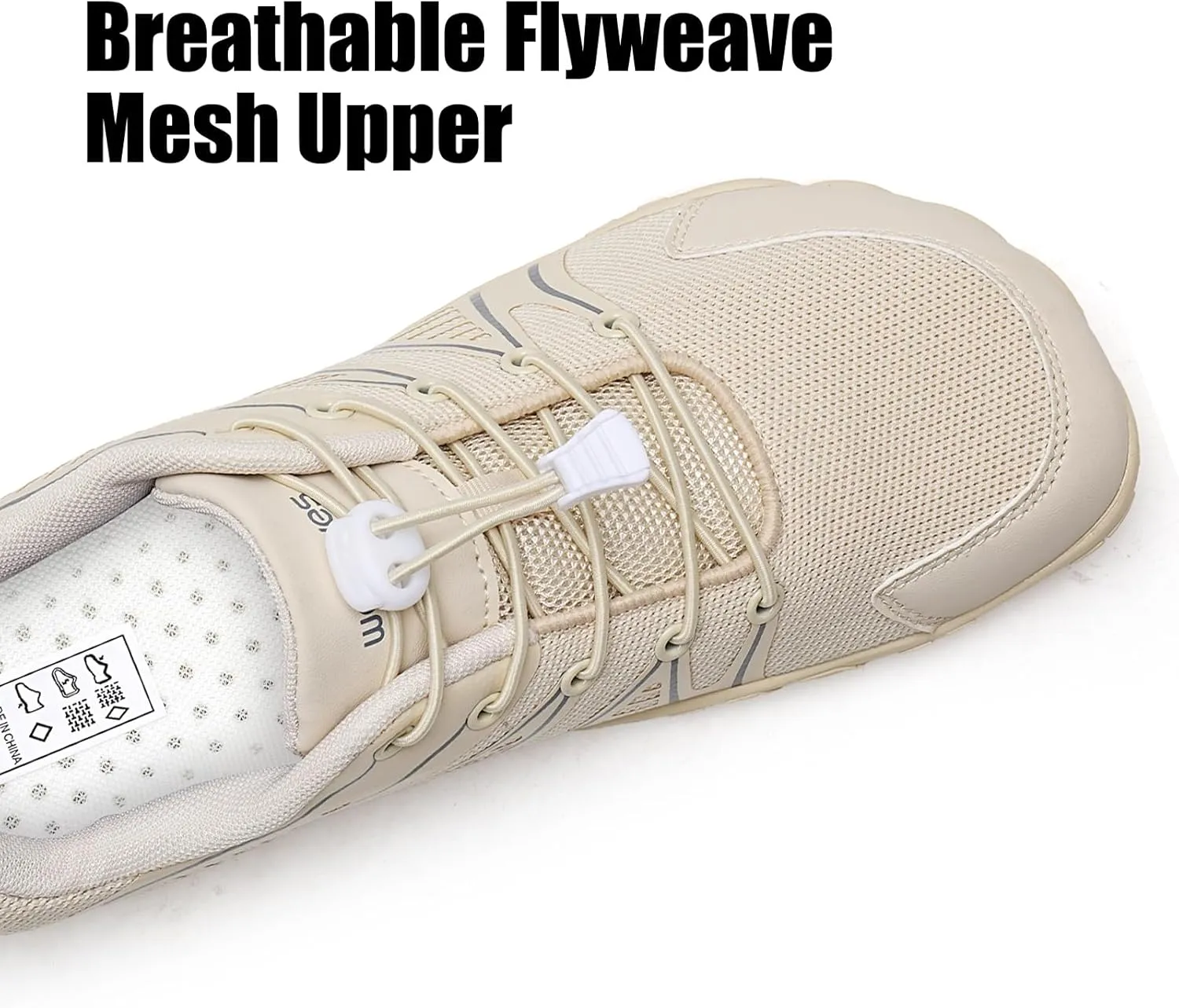 WateLves Barefoot Shoes Women Men Breathable Water Wide Toe Beach Walking Shoes Slip On Minimalist Travel Hiking Sneakers