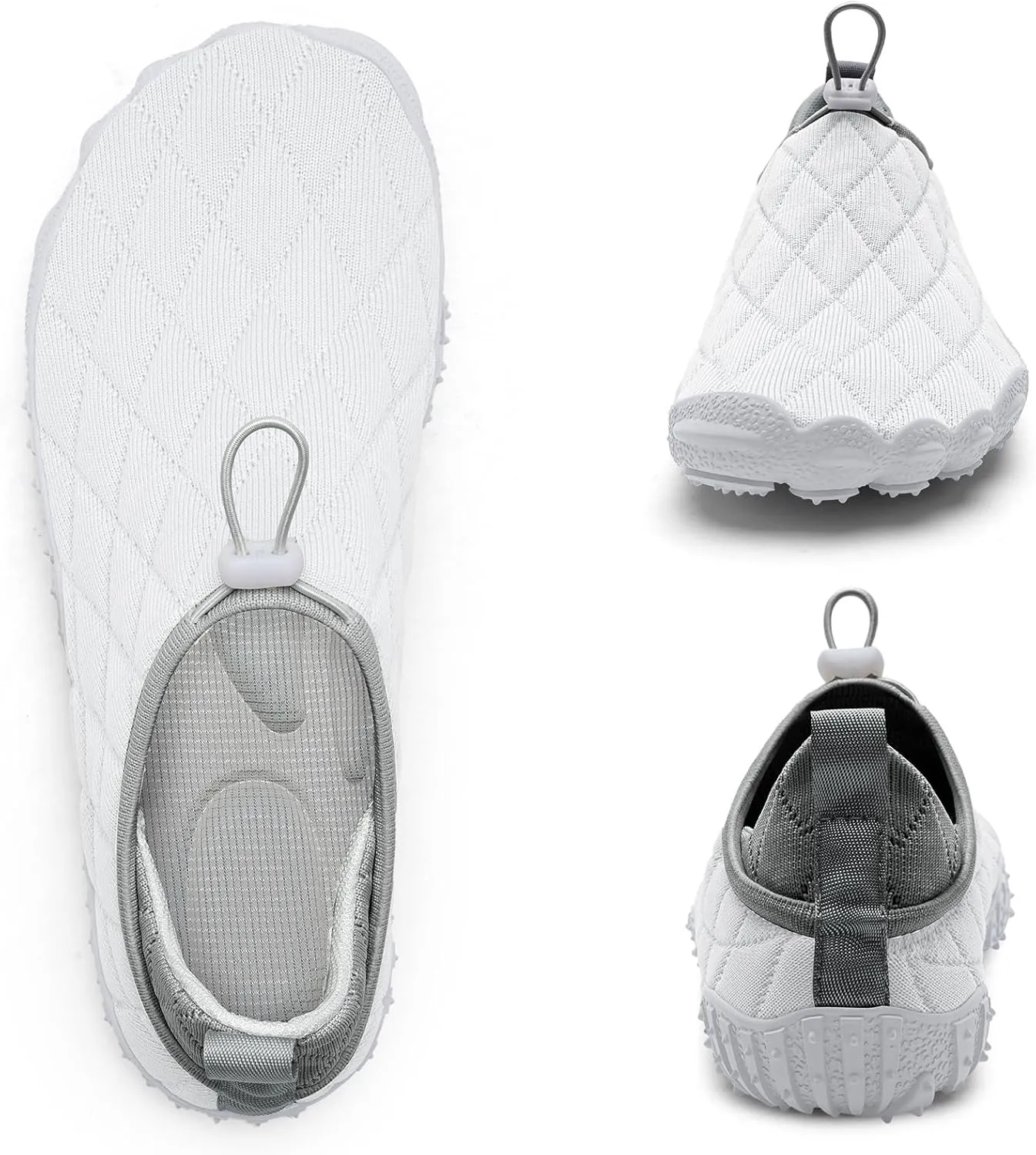 WateLves Barefoot Water Shoes Women Men Breathable Wide Toe Slip On Beach Walking Shoes Comfortable Travel Minimalist Zero Drop Sneakers
