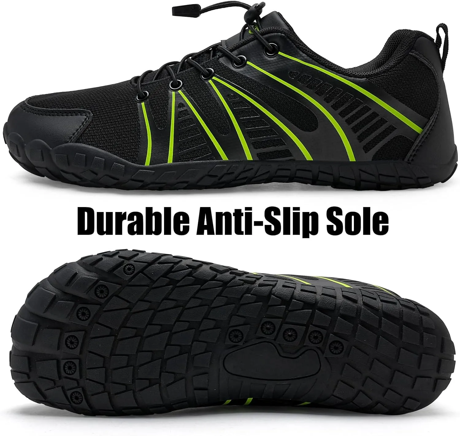 WateLves Barefoot Water Shoes Women Men Breathable Wide Width Toe Box Beach Walking Shoes Comfortable Slip On Minimalist Sneakers for Travel Hiking