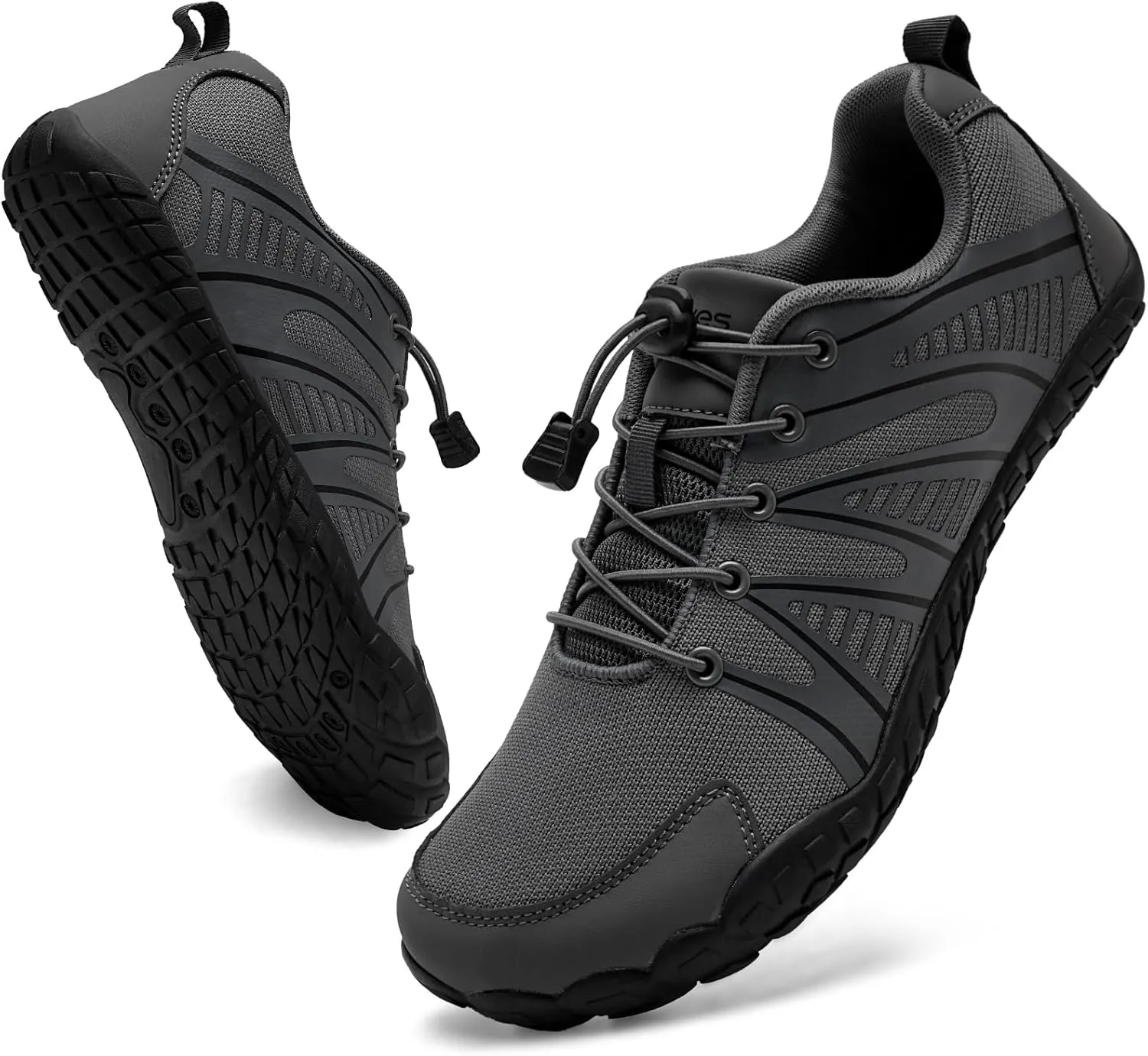 WateLves Barefoot Water Shoes Women Men Breathable Wide Width Toe Box Beach Walking Shoes Comfortable Slip On Minimalist Sneakers for Travel Hiking