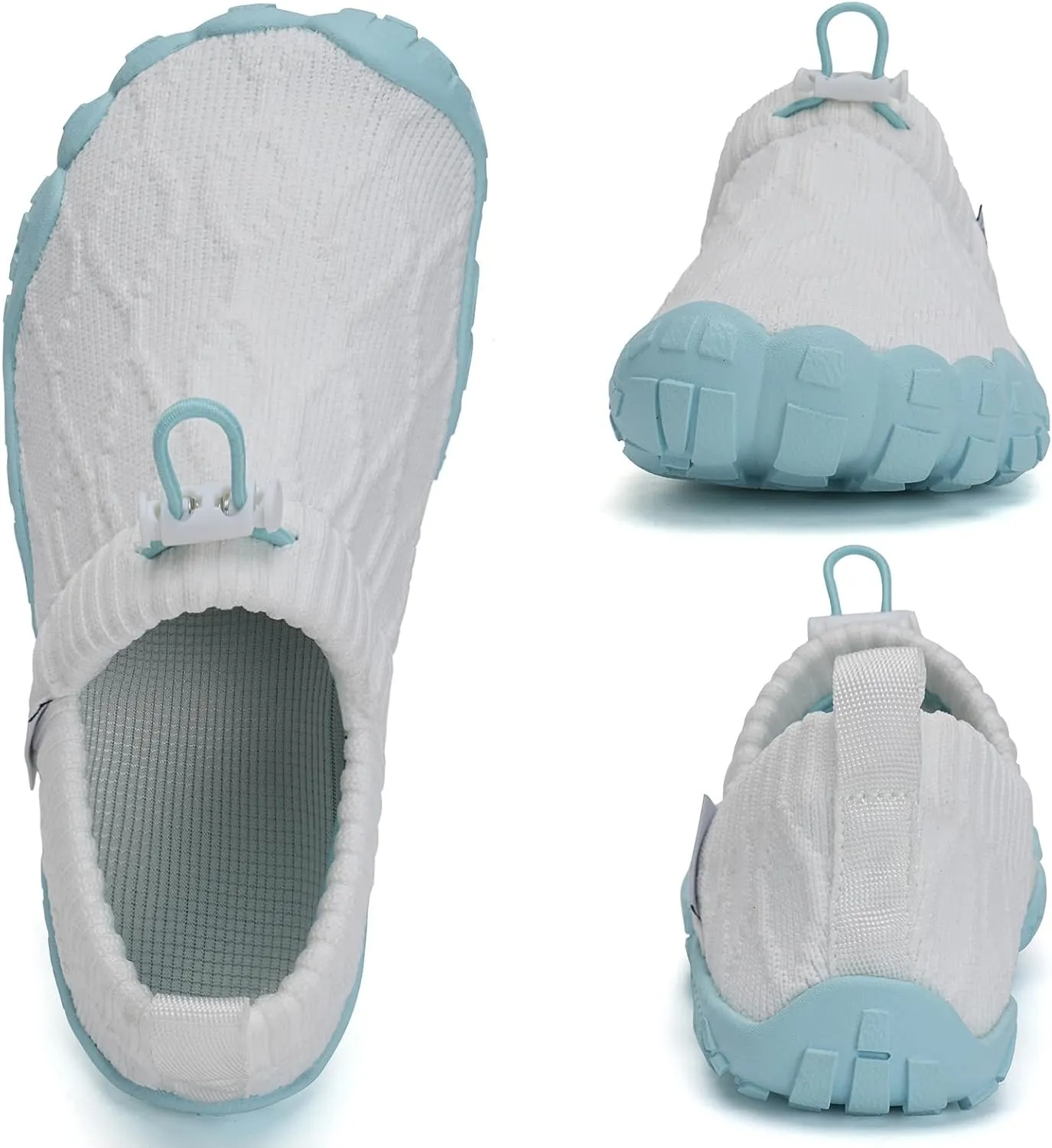 WateLves Kids Barefoot Water Shoes Boys Girls Breathable Wide Toe Slip On Beach Walking Shoes Toddler Swim Shoes Little Big Kid Minimalist Sneakers