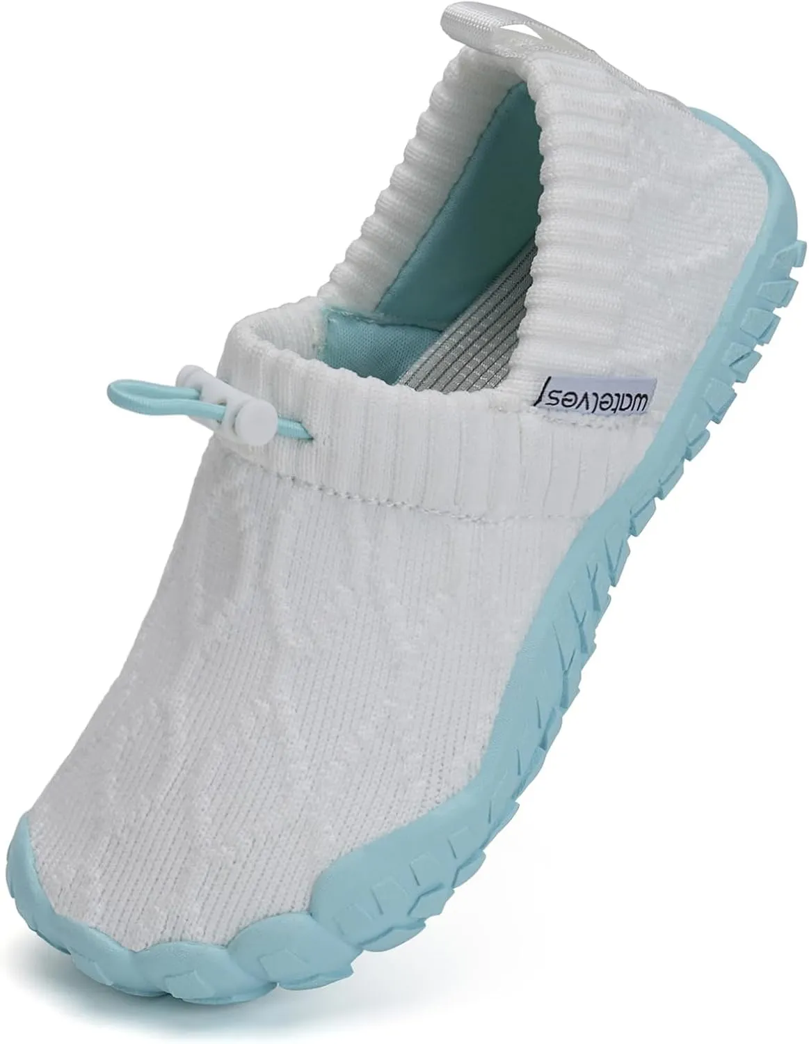 WateLves Kids Barefoot Water Shoes Boys Girls Breathable Wide Toe Slip On Beach Walking Shoes Toddler Swim Shoes Little Big Kid Minimalist Sneakers