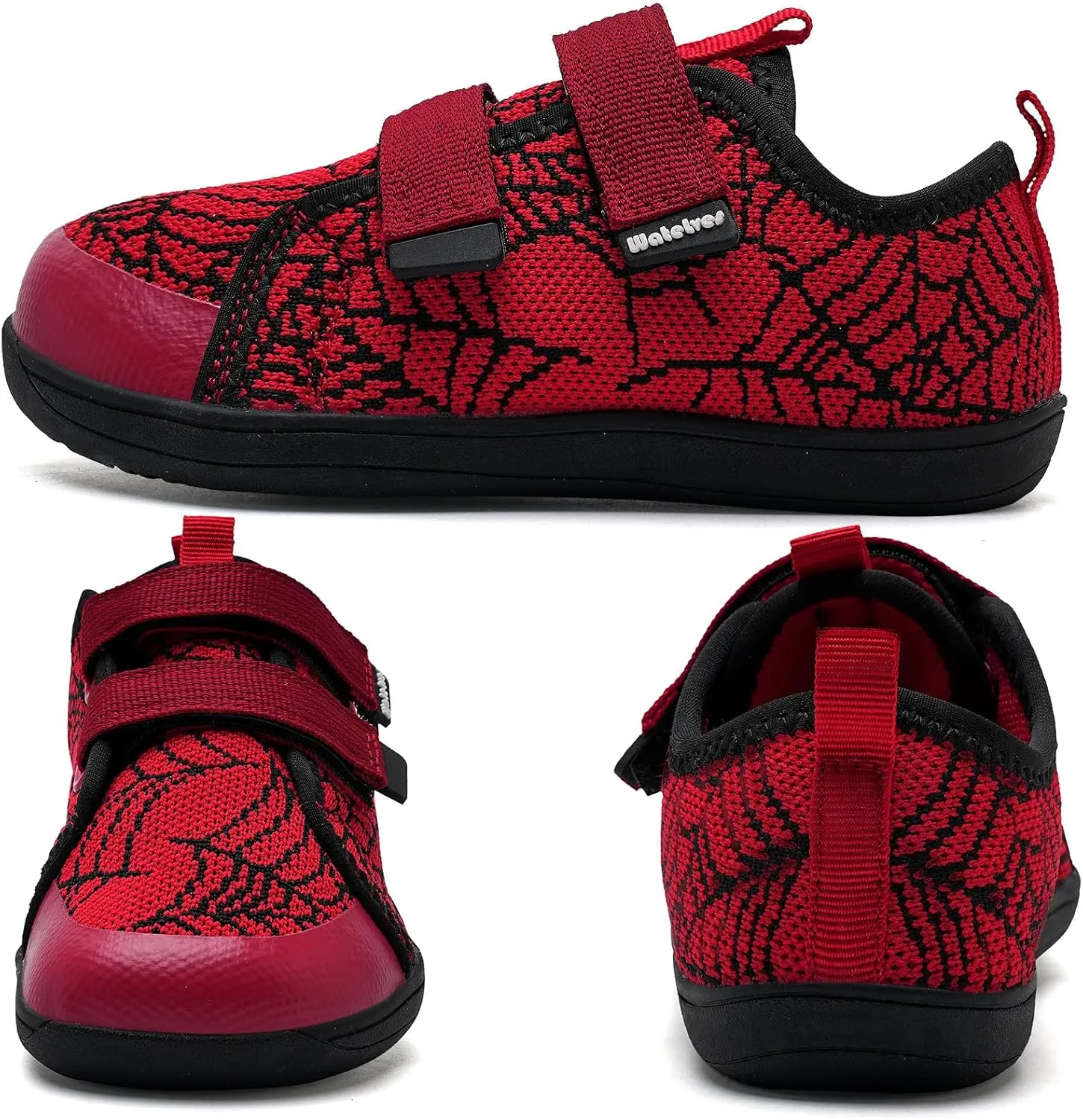 WateLves Toddler Little Kid Wide Barefoot The First Walking Shoes Girls Boys Breathable Lightweight Splay Naturally Minimalist Sneakers