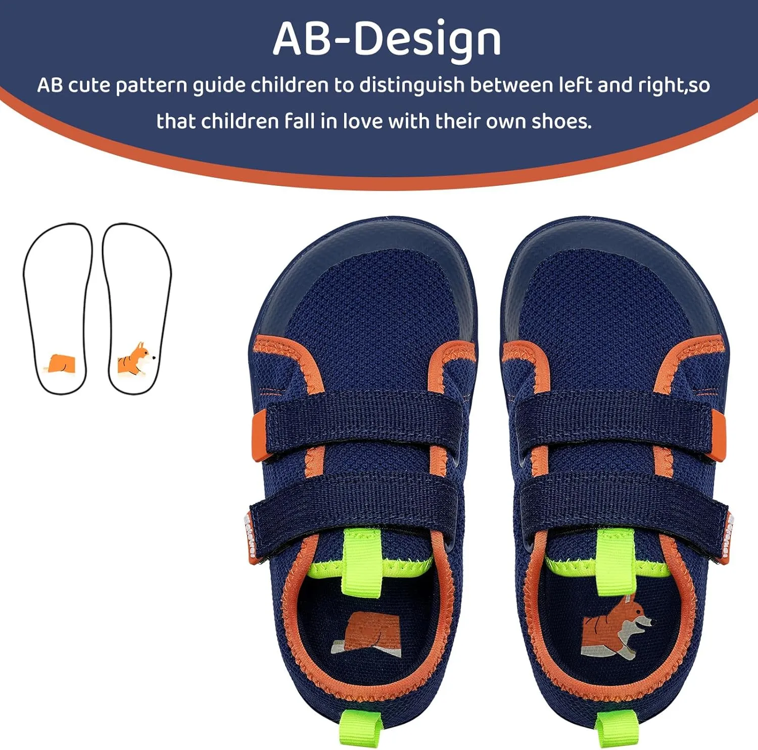WateLves Toddler Little Kid Wide Barefoot The First Walking Shoes Girls Boys Breathable Lightweight Splay Naturally Minimalist Sneakers