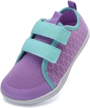 WateLves Toddler Little Kid Wide Barefoot The First Walking Shoes Girls Boys Breathable Lightweight Splay Naturally Minimalist Sneakers
