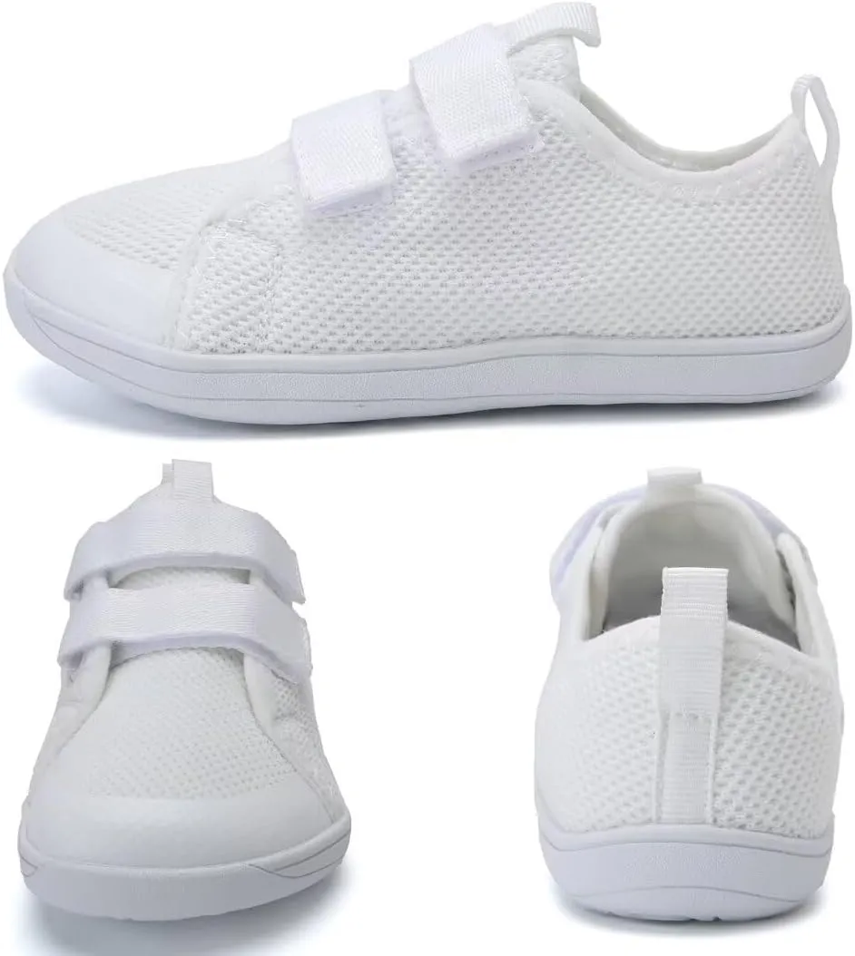 WateLves Toddler Little Kid Wide Barefoot The First Walking Shoes Girls Boys Breathable Lightweight Splay Naturally Minimalist Sneakers