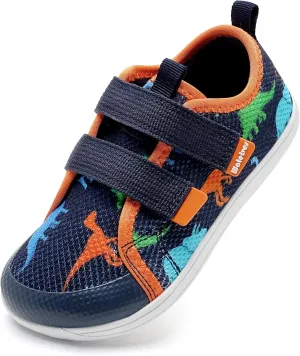 WateLves Toddler Little Kid Wide Barefoot The First Walking Shoes Girls Boys Breathable Lightweight Splay Naturally Minimalist Sneakers